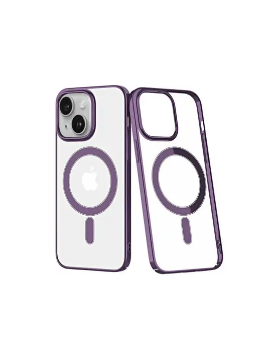 Apple İphone 14 Plus Kılıf Element Magneticsafe Sert Kapak - Mor