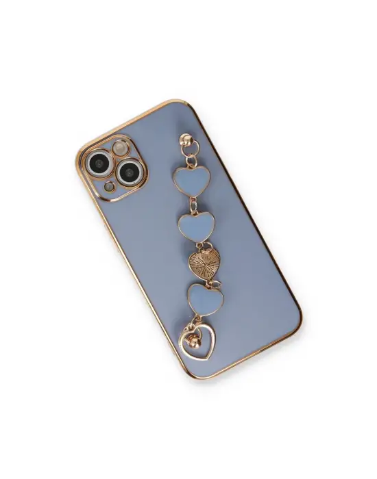 Apple İphone 14 Plus Kılıf Esila Silikon - Gri