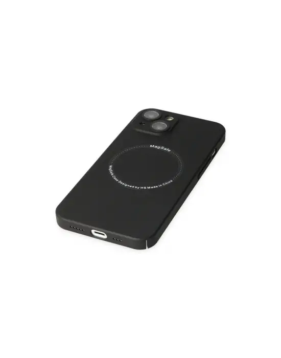 Apple İphone 14 Plus Kılıf Jack Magneticsafe Lens Silikon - Siyah