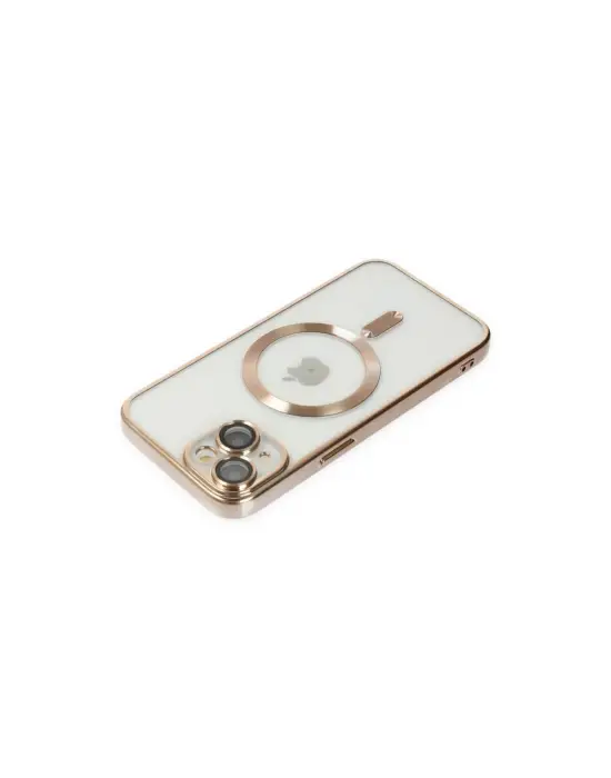 Apple İphone 14 Plus Kılıf Kross Magneticsafe Kapak - Gold