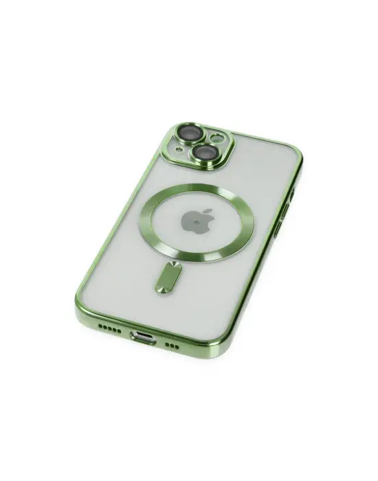 Apple İphone 14 Plus Kılıf Kross Magneticsafe Kapak - Koyu Yeşil