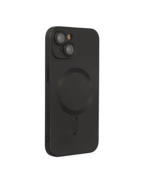 Apple İphone 14 Plus Kılıf Moshi Lens Magneticsafe Silikon - Siyah