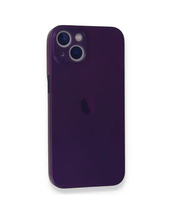 Apple İphone 14 Plus Kılıf Pp Ultra İnce Kapak - Mor