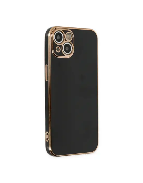 Apple İphone 14 Plus Kılıf Volet Silikon - Siyah
