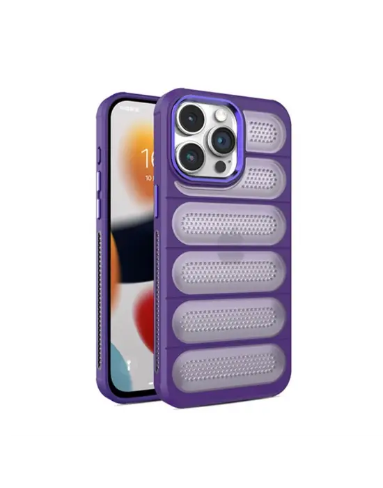Apple İphone 14 Pro Kılıf Airmax Silikon Kapak - Derin Mor