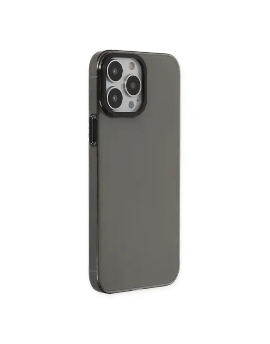 Apple İphone 14 Pro Kılıf Anka Pc Sert Metal Kapak - Siyah