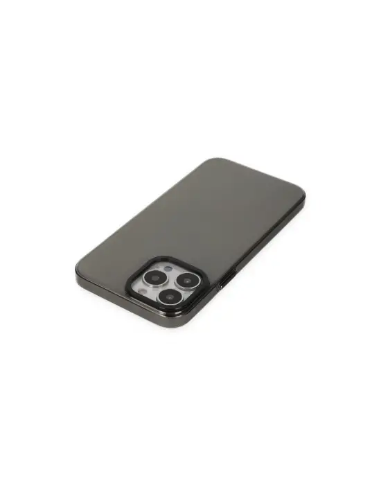 Apple İphone 14 Pro Kılıf Anka Pc Sert Metal Kapak - Siyah