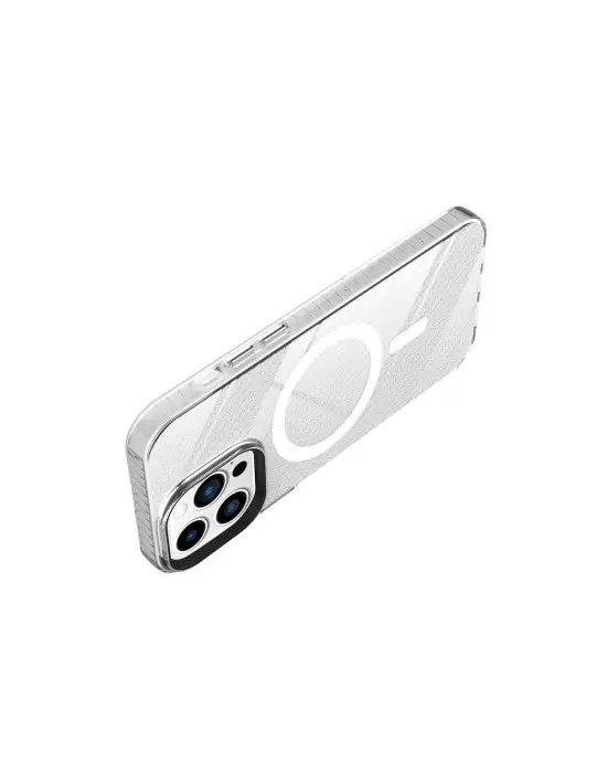 Apple İphone 14 Pro Kılıf Beta Magneticsafe Silikon - Şeffaf