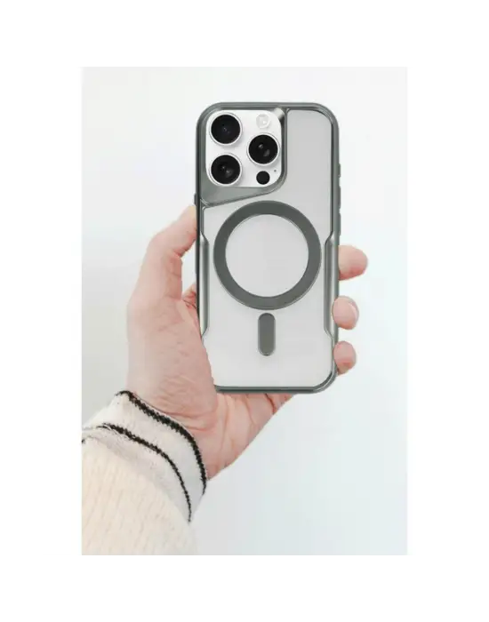 Apple İphone 14 Pro Kılıf Boyi Magsafe Silikon Kapak - Siyah