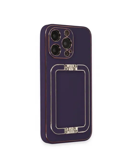 Apple İphone 14 Pro Kılıf Coco Elit Kapak - Derin Mor
