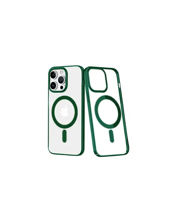 Apple İphone 14 Pro Kılıf Element Magneticsafe Sert Kapak - Köknar Yeşili