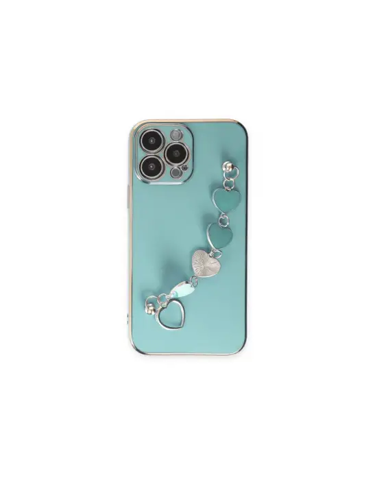 Apple İphone 14 Pro Kılıf Esila Silikon - Su Yeşili