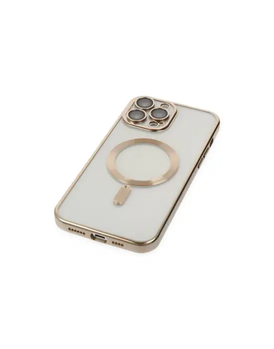 Apple İphone 14 Pro Kılıf Kross Magneticsafe Kapak - Gold