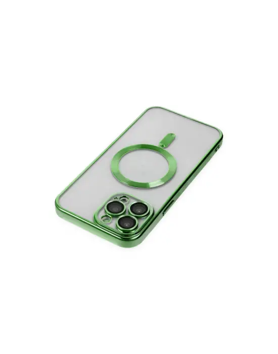 Apple İphone 14 Pro Kılıf Kross Magneticsafe Kapak - Koyu Yeşil