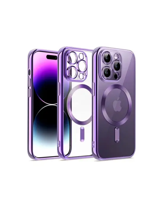 Apple İphone 14 Pro Kılıf Kross Magneticsafe Kapak - Mor