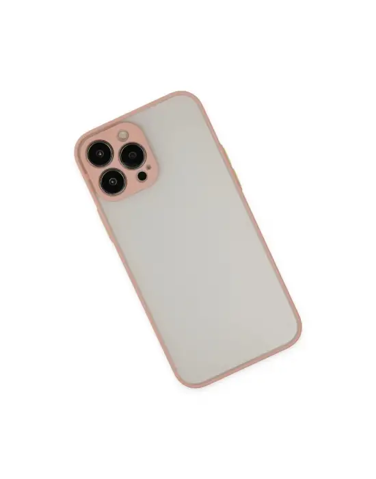 Apple İphone 14 Pro Kılıf Montreal Silikon Kapak - Pembe