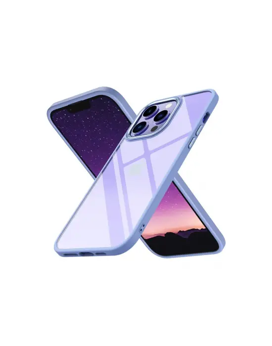 Apple İphone 14 Pro Kılıf Power Silikon - Lila