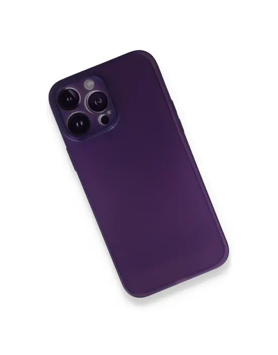 Apple İphone 14 Pro Kılıf Pp Ultra İnce Kapak - Mor