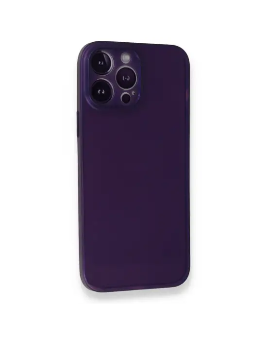 Apple İphone 14 Pro Kılıf Pp Ultra İnce Kapak - Mor