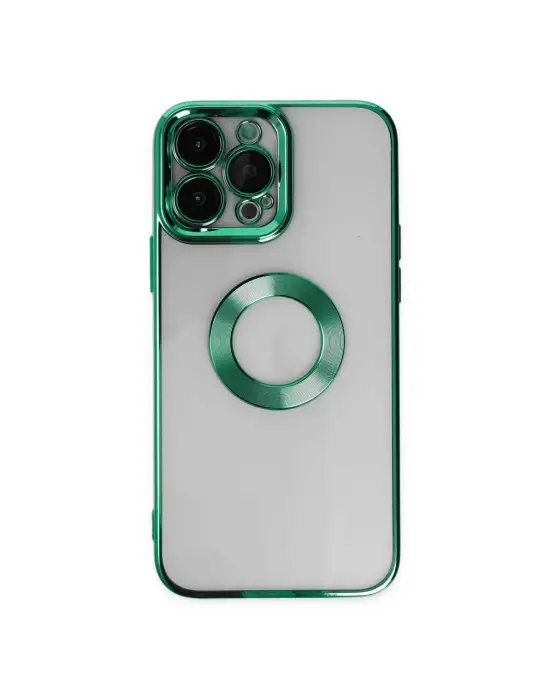 Apple İphone 14 Pro Kılıf Slot Silikon - Köknar Yeşili
