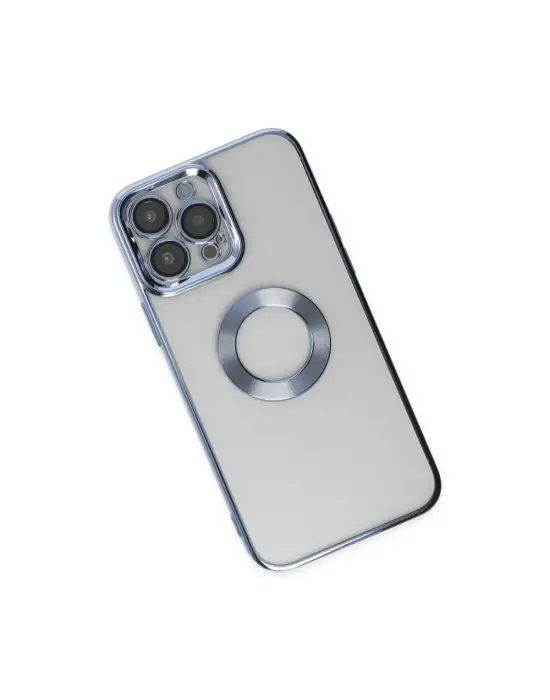 Apple İphone 14 Pro Kılıf Slot Silikon - Sierra Blue