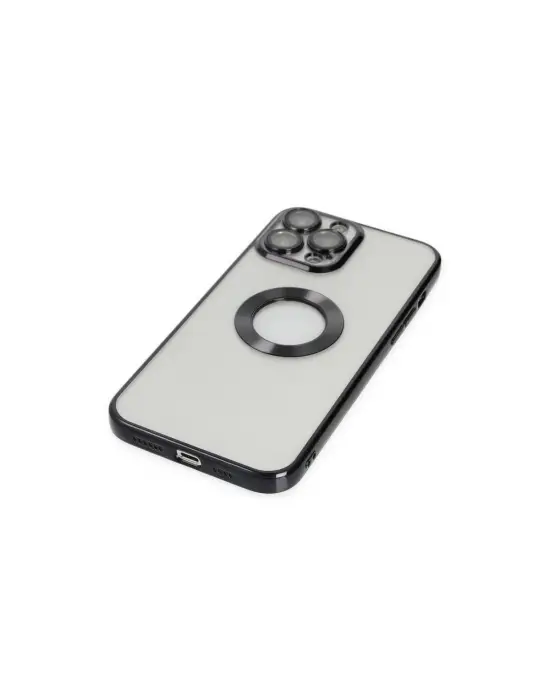 Apple İphone 14 Pro Kılıf Slot Silikon - Siyah