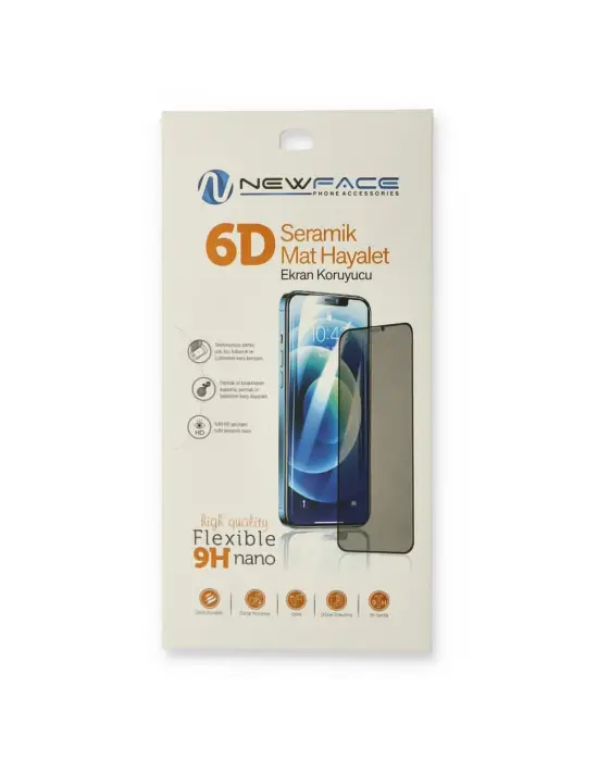 Apple İphone 14 Pro Max 6d Mat Seramik Hayalet Nano Ekran Koruyucu