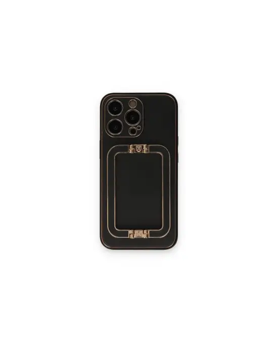 Apple İphone 14 Pro Max Kılıf Coco Elit Kapak - Siyah