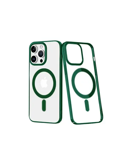 Apple İphone 14 Pro Max Kılıf Element Magneticsafe Sert Kapak - Köknar Yeşili