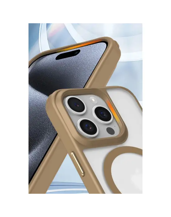 Apple İphone 14 Pro Max Kılıf Enka Magsafe Silikon Kılıf - Siyah