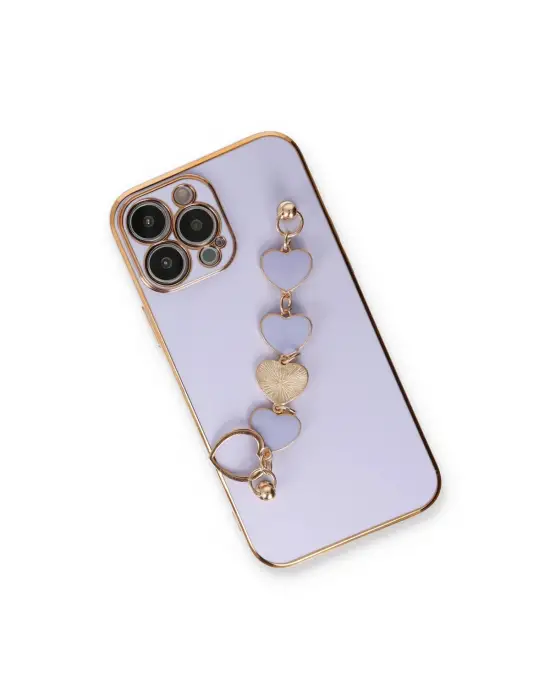Apple İphone 14 Pro Max Kılıf Esila Silikon - Lila