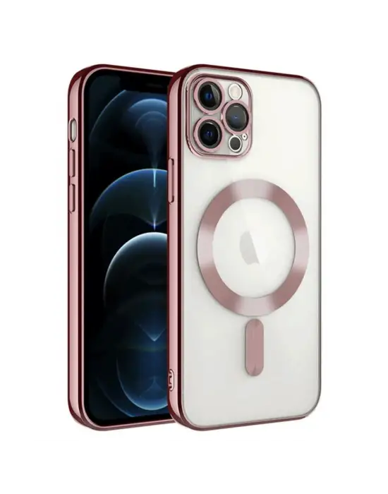 Apple İphone 14 Pro Max Kılıf Kross Magneticsafe Kapak - Rose