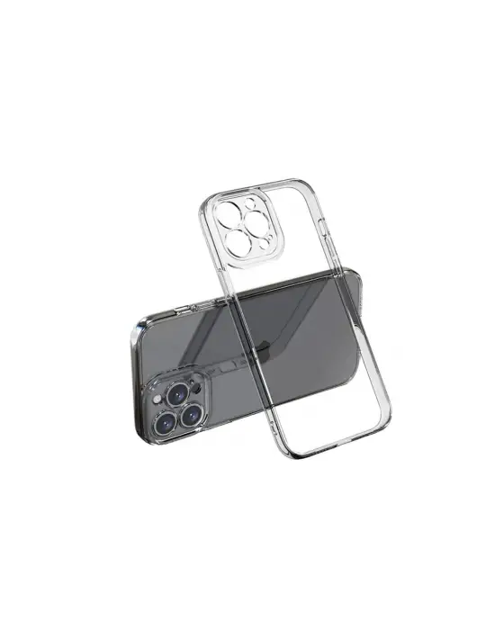 Apple İphone 14 Pro Max Kılıf Lüx Şeffaf Silikon