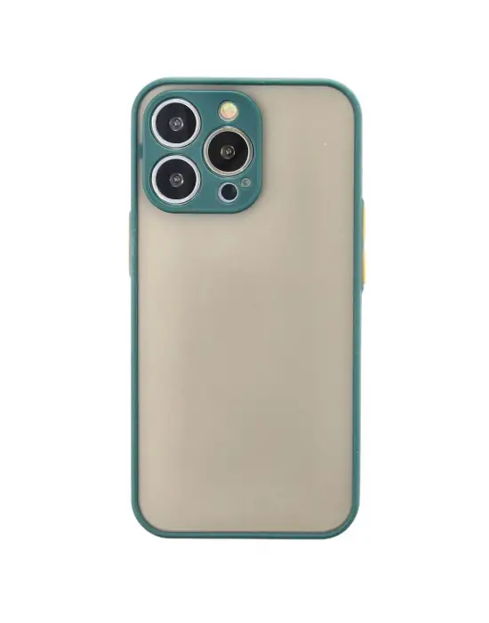 Apple İphone 14 Pro Max Kılıf Montreal Silikon Kapak - Yeşil