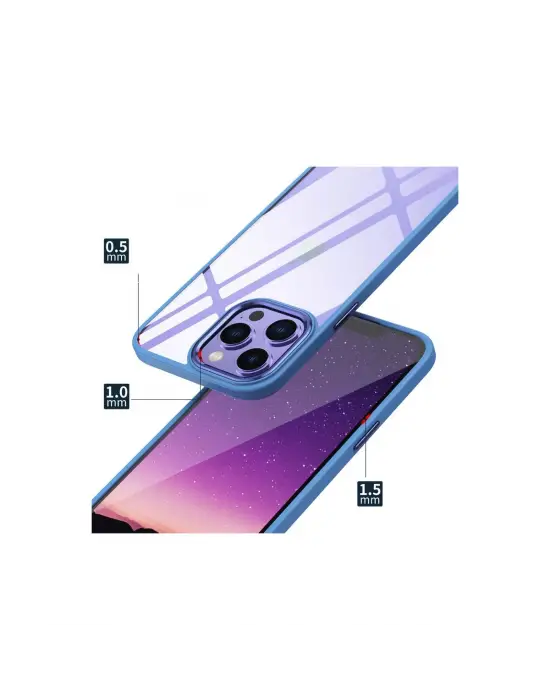 Apple İphone 14 Pro Max Kılıf Power Silikon - Rose
