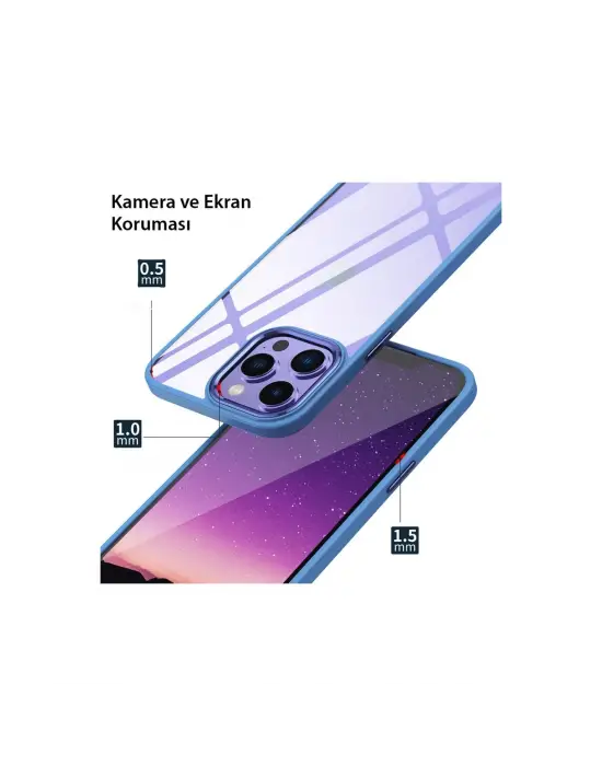 Apple İphone 14 Pro Max Kılıf Power Silikon - Siyah