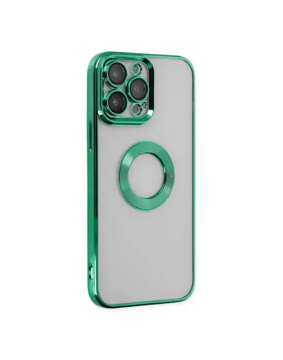Apple İphone 14 Pro Max Kılıf Slot Silikon - Köknar Yeşili