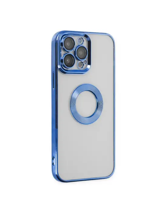 Apple İphone 14 Pro Max Kılıf Slot Silikon - Mavi