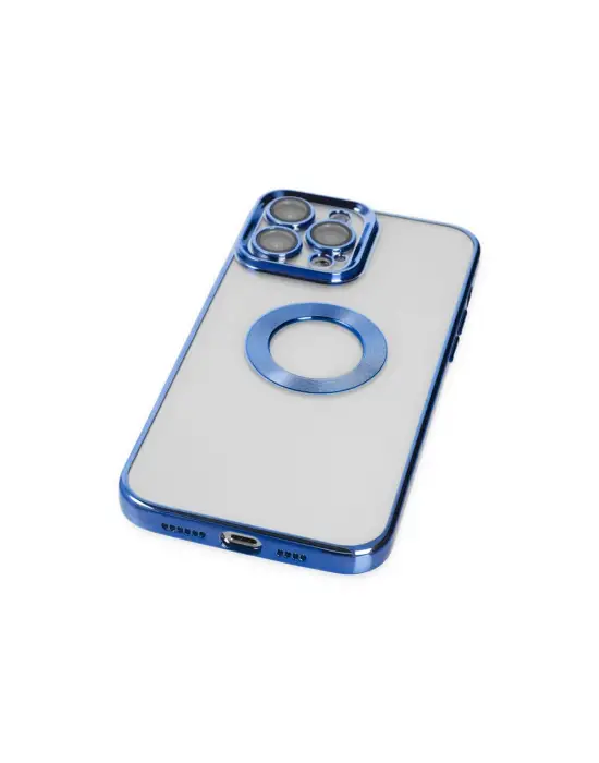 Apple İphone 14 Pro Max Kılıf Slot Silikon - Mavi