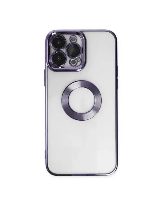 Apple İphone 14 Pro Max Kılıf Slot Silikon - Mor