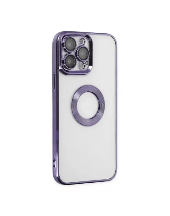 Apple İphone 14 Pro Max Kılıf Slot Silikon - Mor