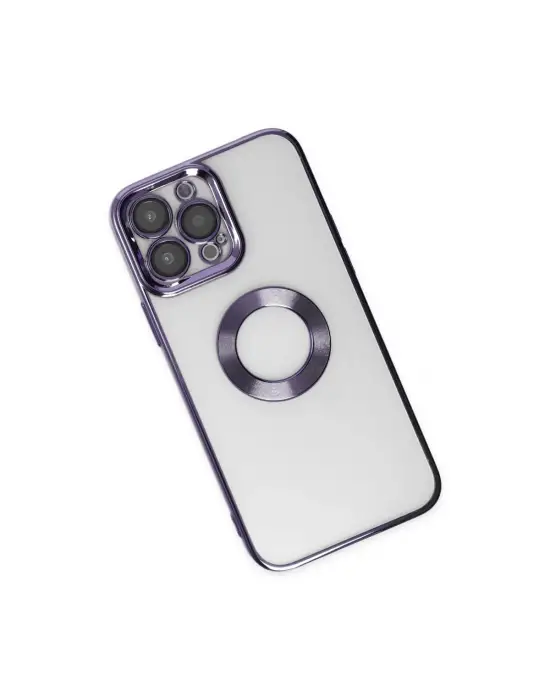 Apple İphone 14 Pro Max Kılıf Slot Silikon - Mor