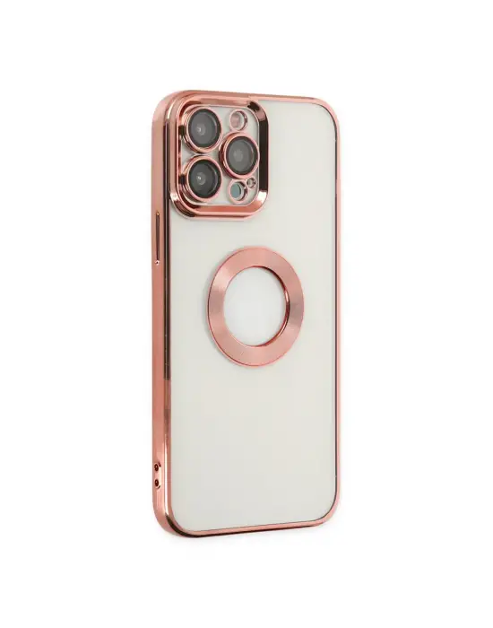 Apple İphone 14 Pro Max Kılıf Slot Silikon - Rose Gold