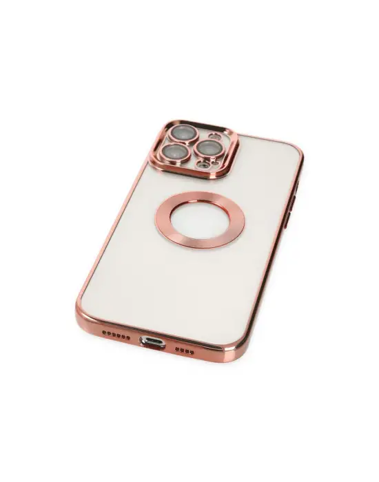 Apple İphone 14 Pro Max Kılıf Slot Silikon - Rose Gold