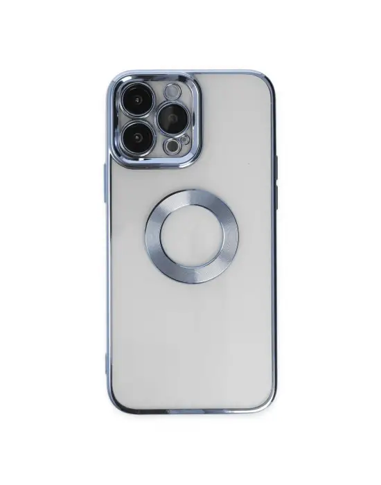 Apple İphone 14 Pro Max Kılıf Slot Silikon - Sierra Blue