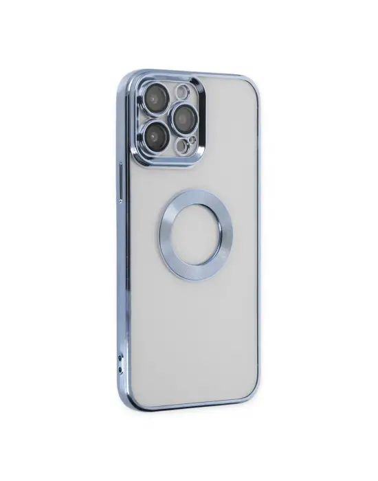 Apple İphone 14 Pro Max Kılıf Slot Silikon - Sierra Blue