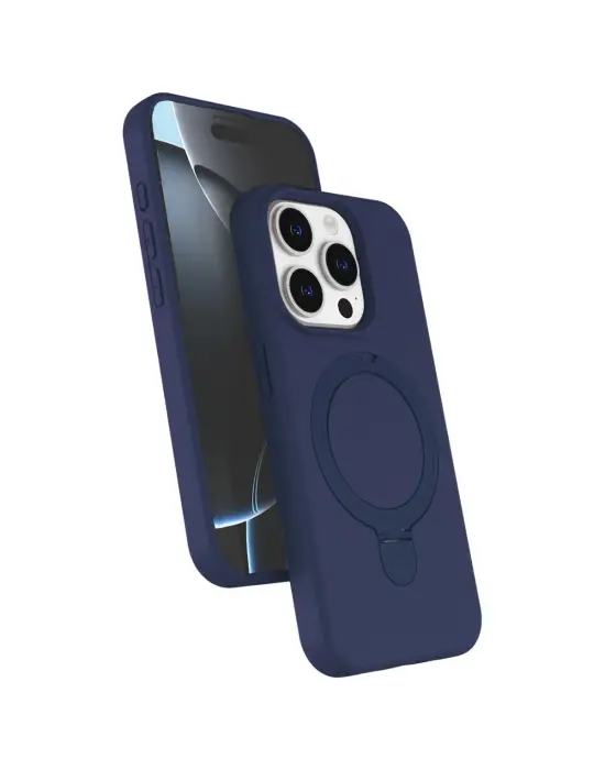 Apple İphone 14 Pro Max Regal Magsafe Standlı Kapak - Lacivert