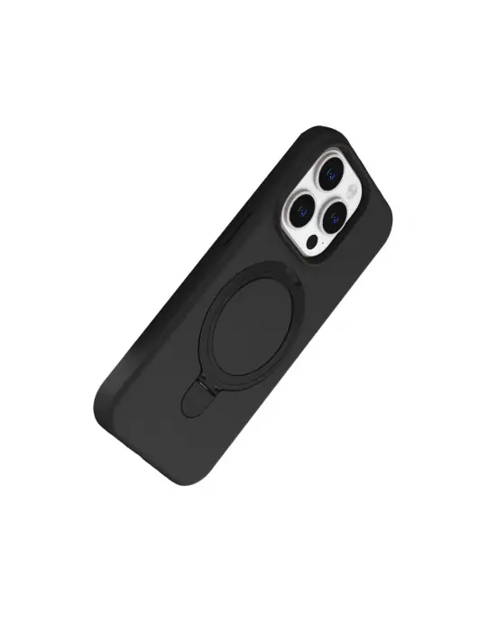 Apple İphone 14 Pro Max Regal Magsafe Standlı Kapak - Siyah