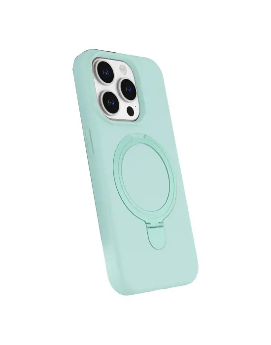 Apple İphone 14 Pro Max Regal Magsafe Standlı Kapak - Su Yeşili