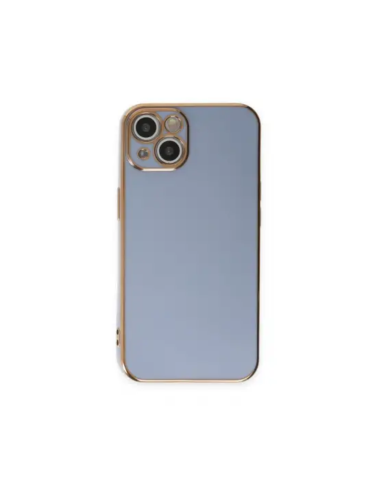 Apple İphone 15 Kılıf Volet Silikon - Mavi